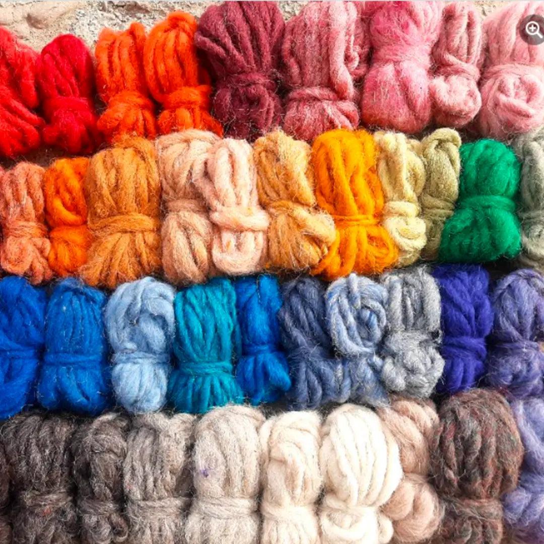wool threads handmade