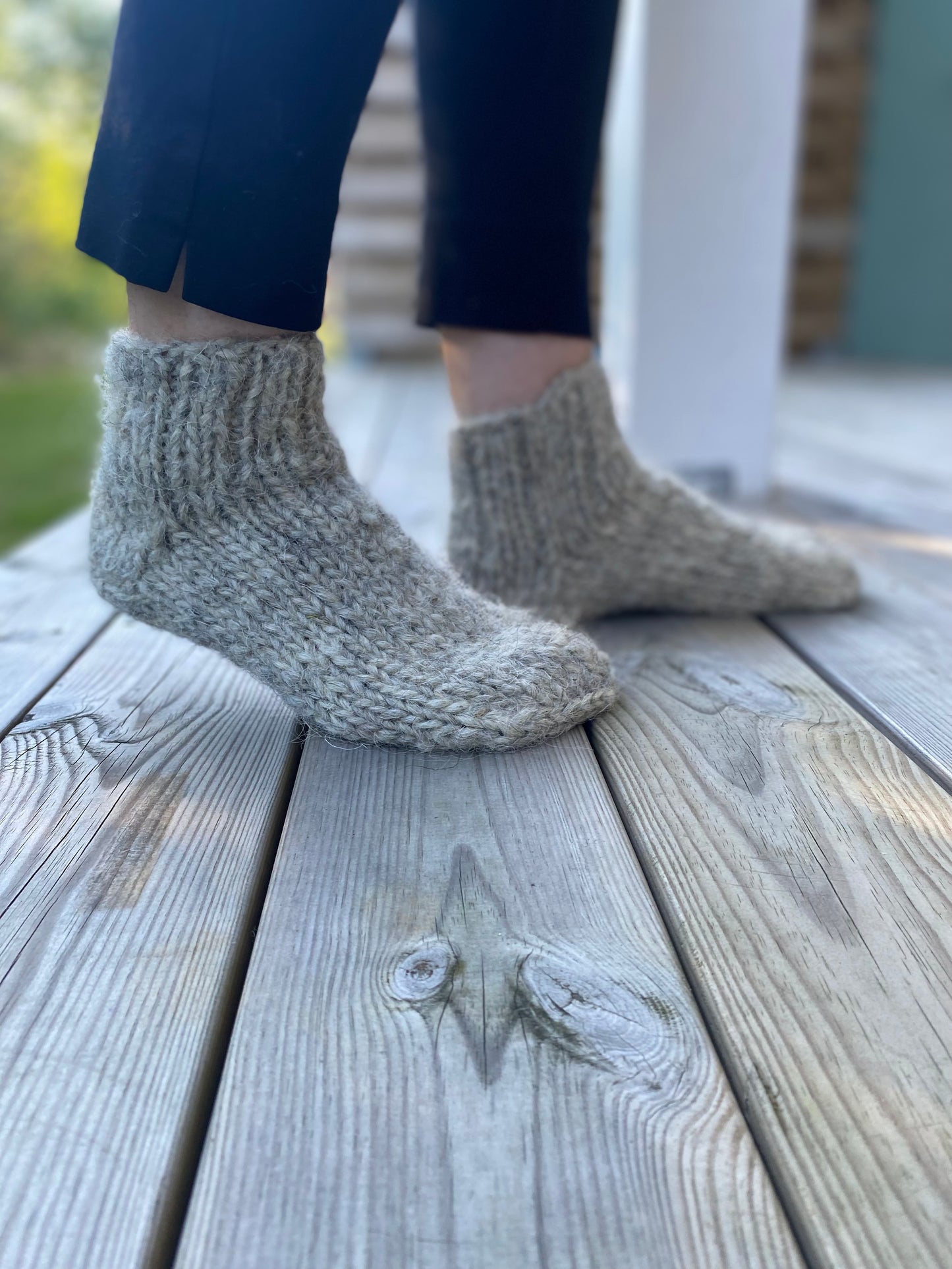 Socks Bed Wool Organic Knitted (2 pairs)
