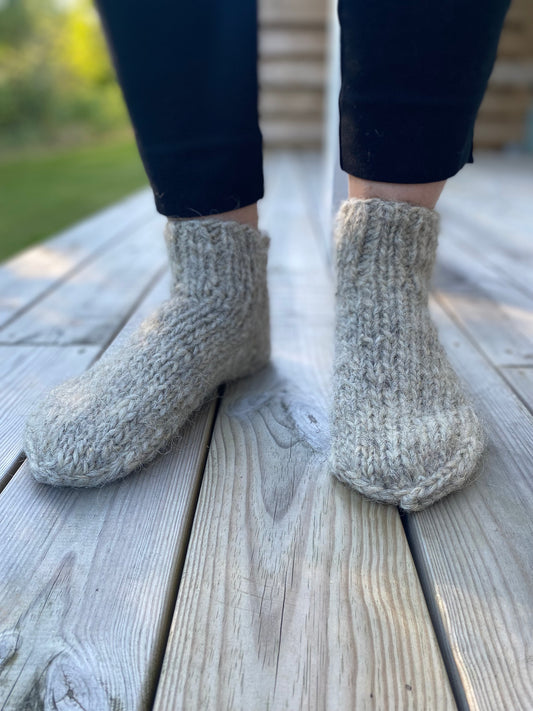 Socks Bed Wool Organic Knitted (2 pairs)