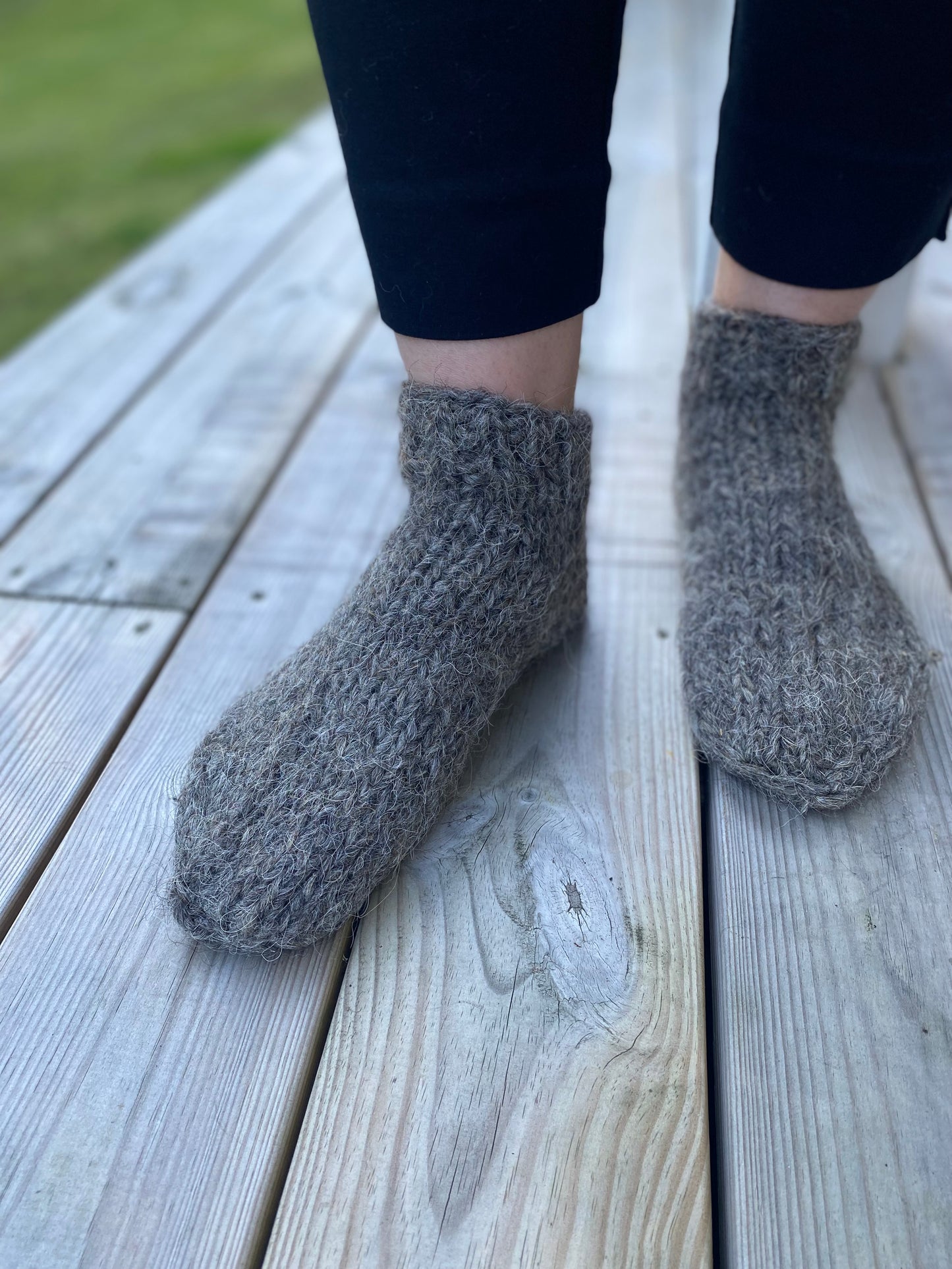 Socks Bed Wool Organic Knitted (2 pairs)