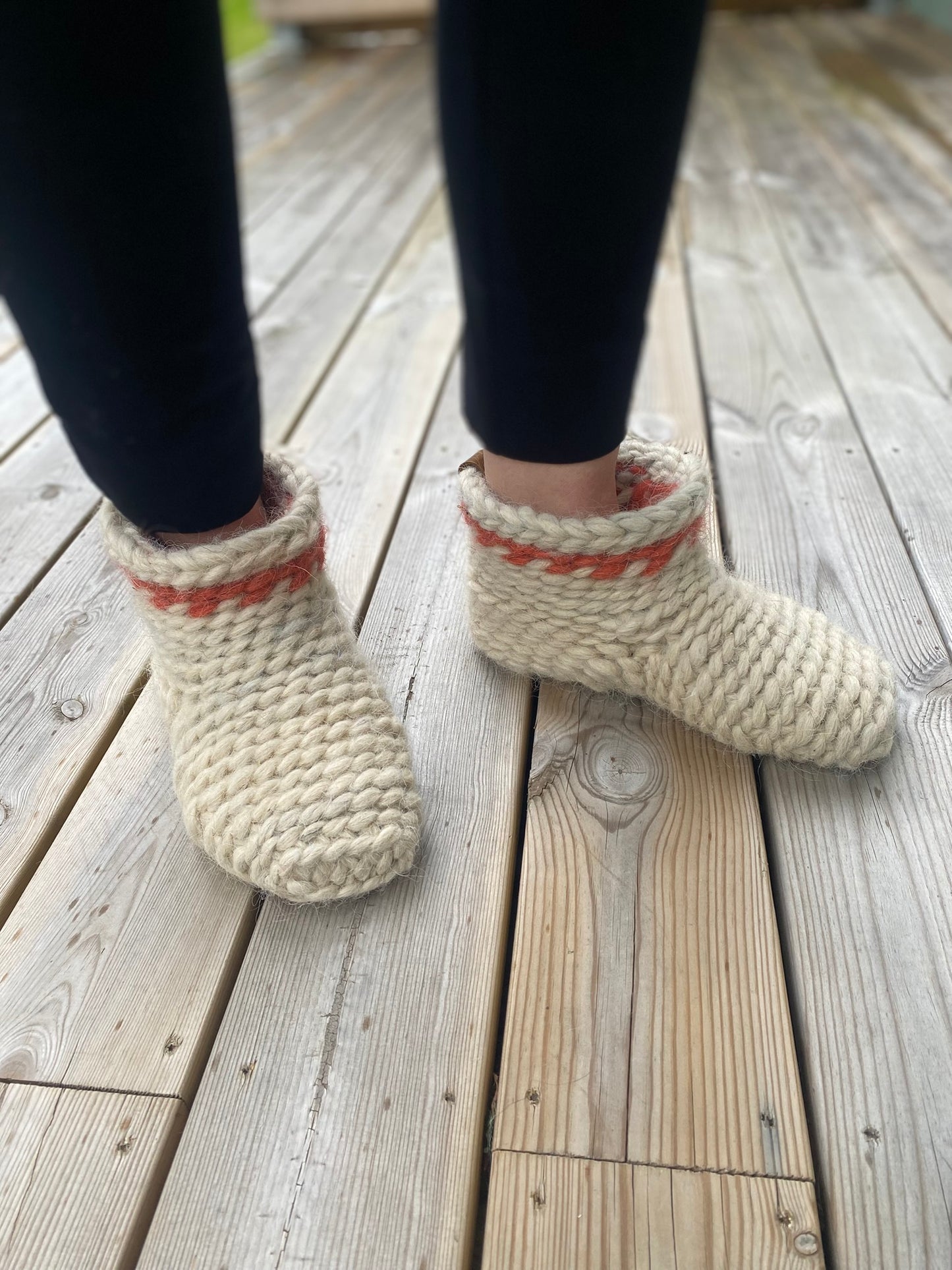 Socks and Slippers Wool Organic Knitted