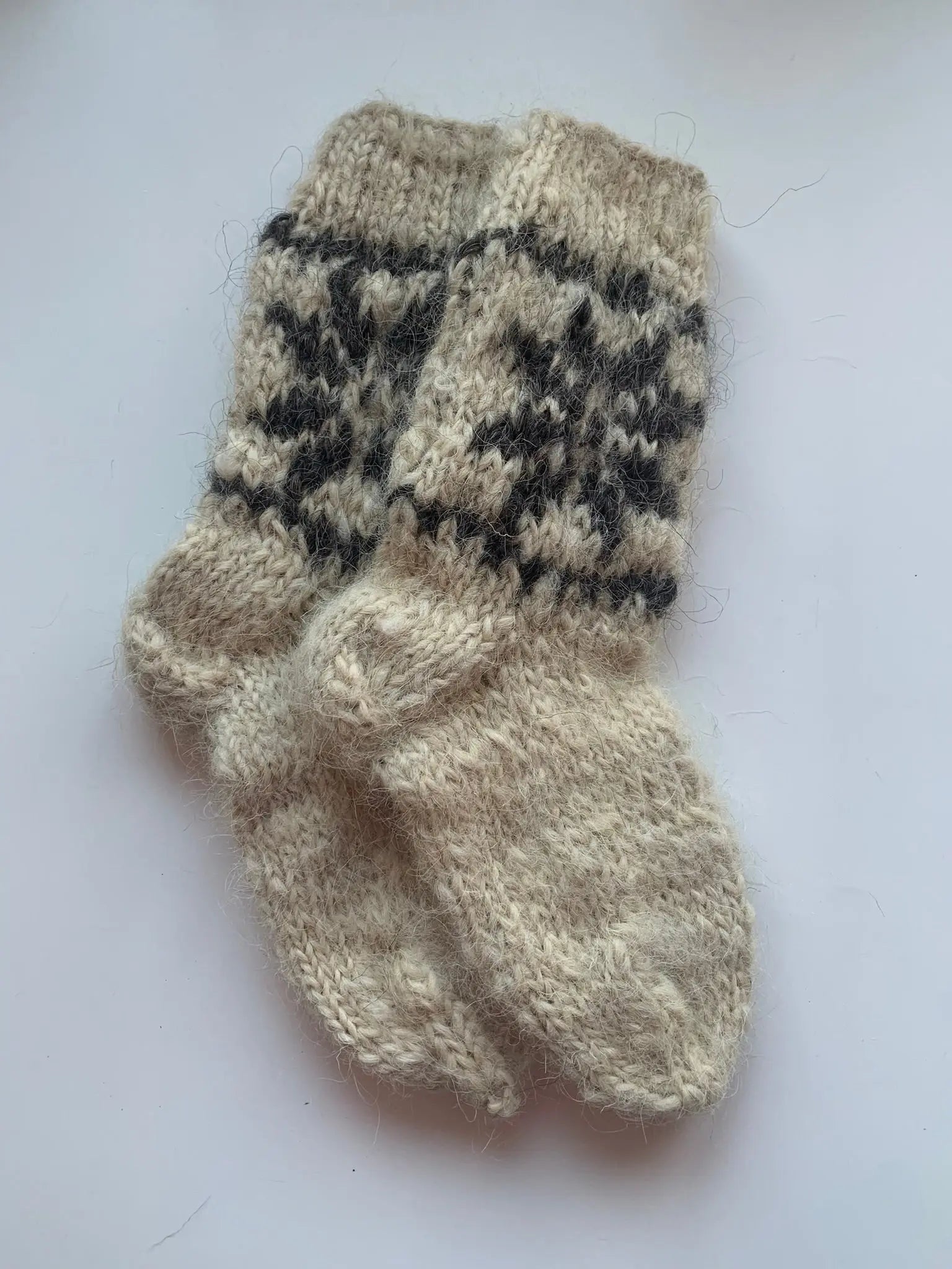 Socks Wool Organic Knitted High - SallySheep.com
