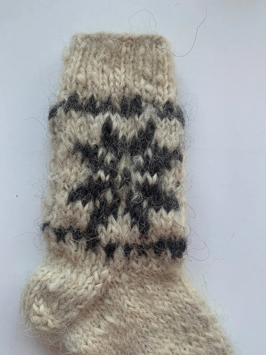 Socks Wool Organic Knitted High - SallySheep.com