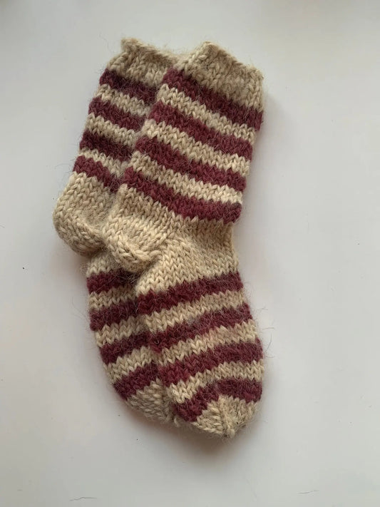 Socks Knitted Wool Organic - SallySheep.com
