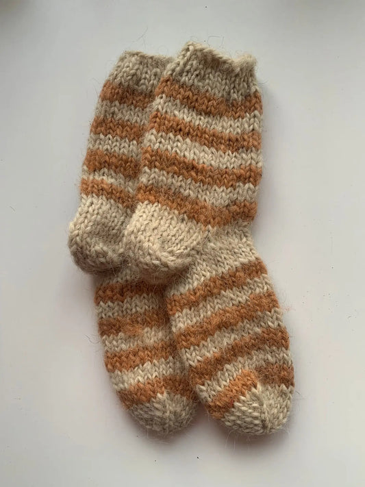 Socks Wool Organic Knitted - SallySheep.com