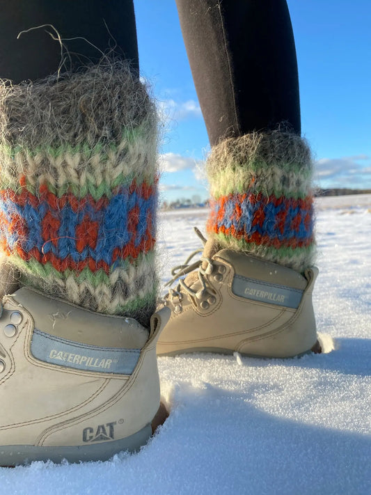 Wool Socks knitted SallySheepCom