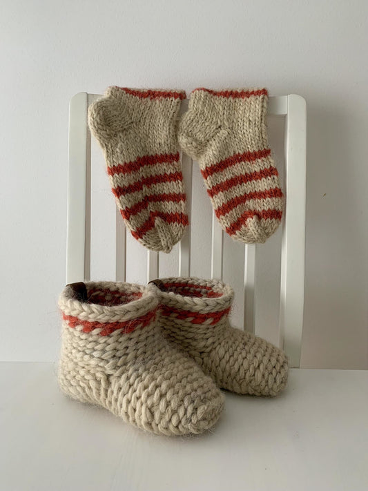 Socks and Slippers Wool Organic Knitted