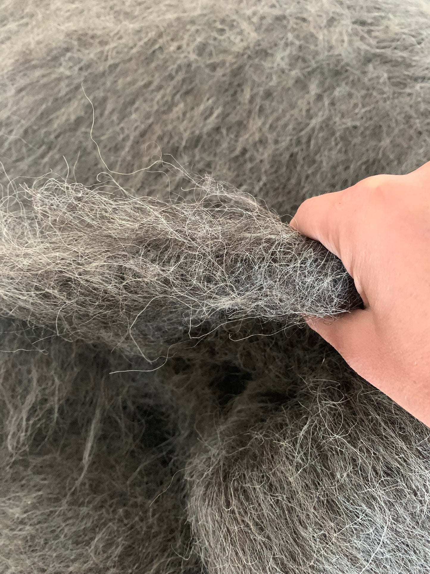 Wool Throw Blanket- 100% Organic Sheep Wool |The Earl Grey