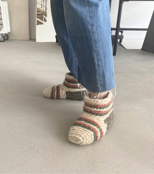 Slippers Boots Indoor Wool Organic