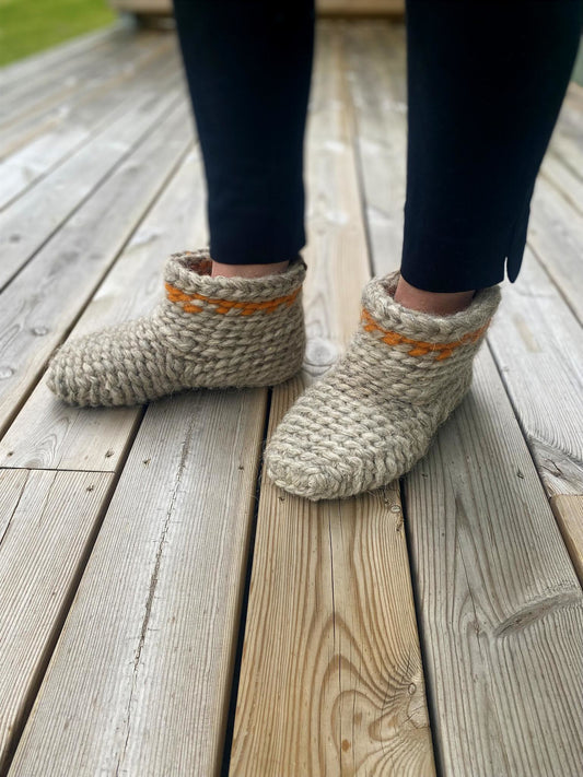 Slippers Home Boots  Wool Organic