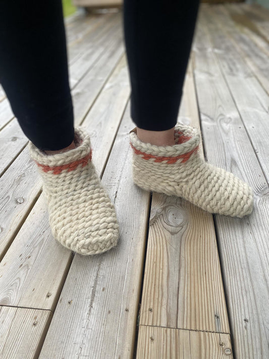 Slippers Home Boots Wool Organic