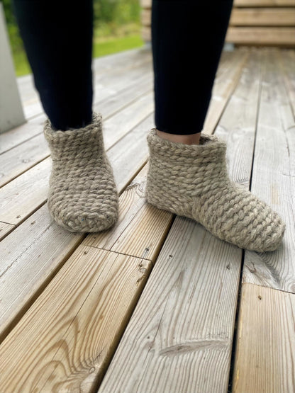 Slippers Home Boots  Wool Organic