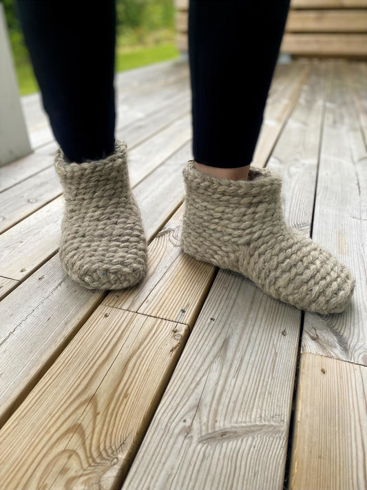 Slippers Home Boots  Wool Organic