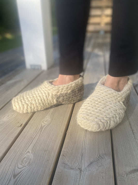 Slippers Home  Wool Organic Low Boots