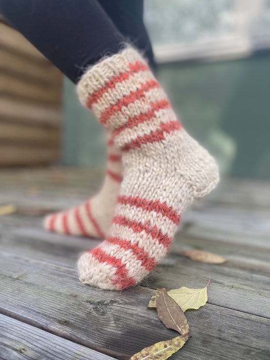 Strumpor Stickad Ull
