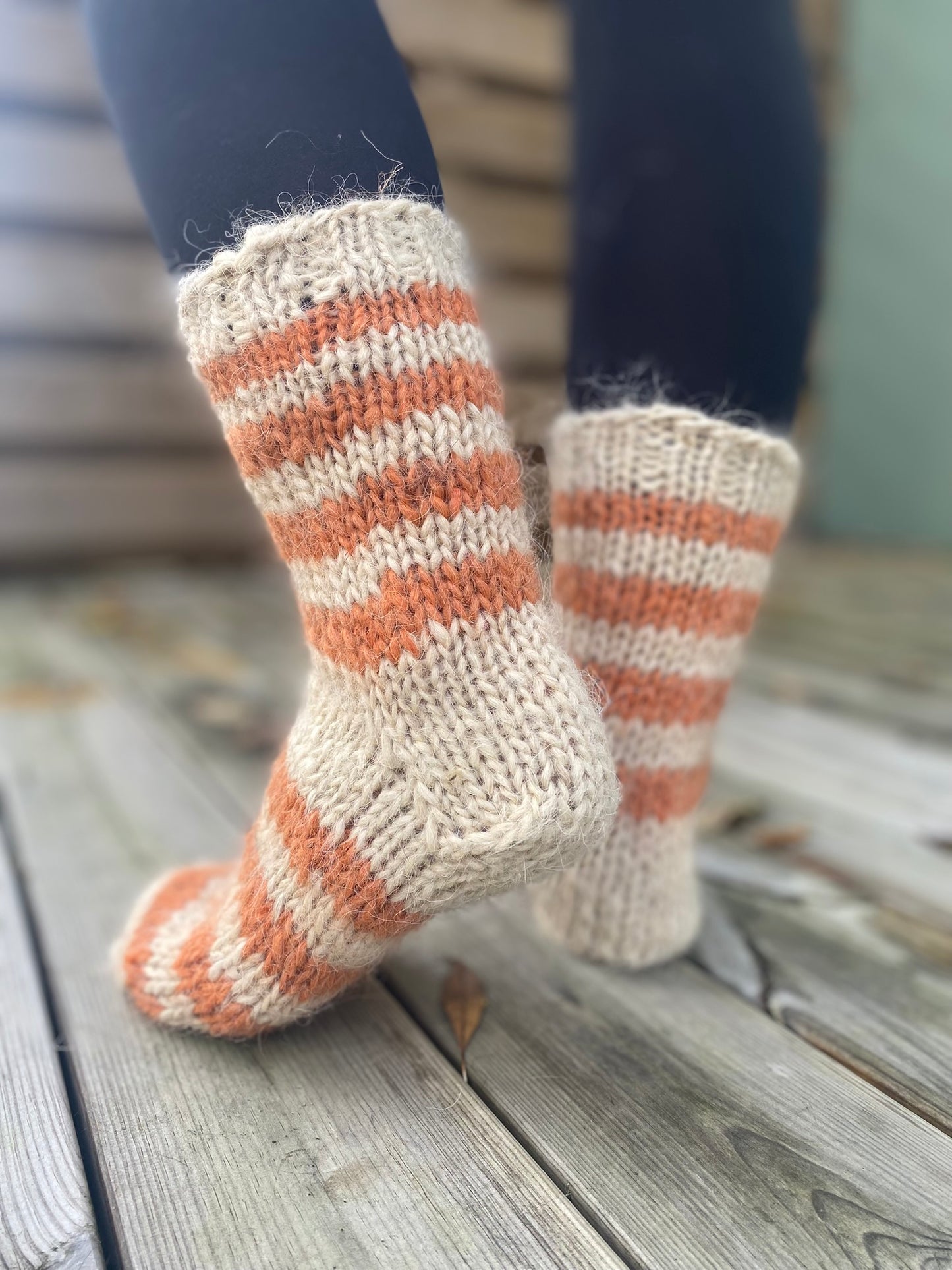 Socks Wool Organic Knitted