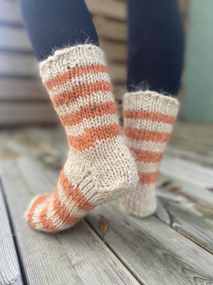 Socks Wool Organic Knitted