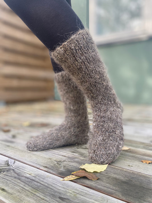 Strumpor Stickad Ull