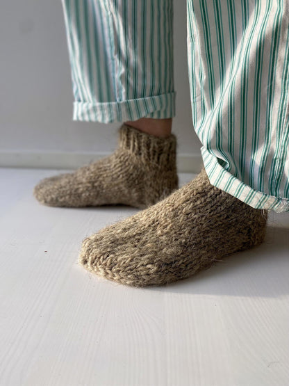 Strømper strikket uld