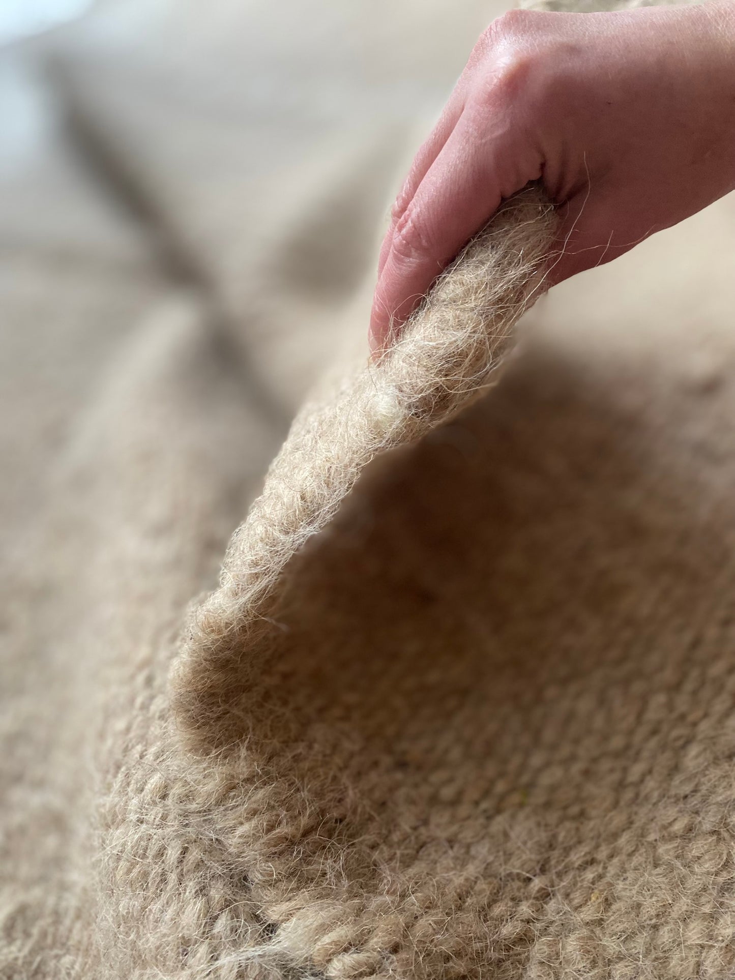 Wool Rug Carpet - 100% Organic Sheep Wool|Wheat Valley