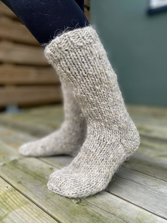 Thick Socks Wool High -Sally-Sheep