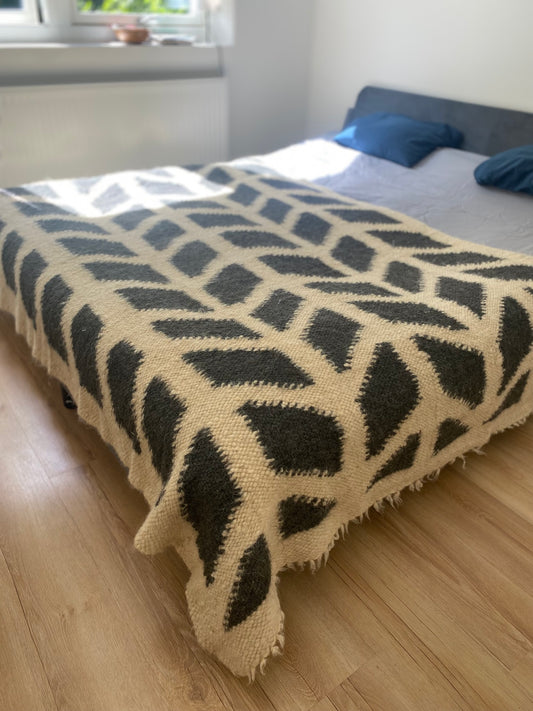 Organic Wool Throw Blanket — Scandinavian  quality.