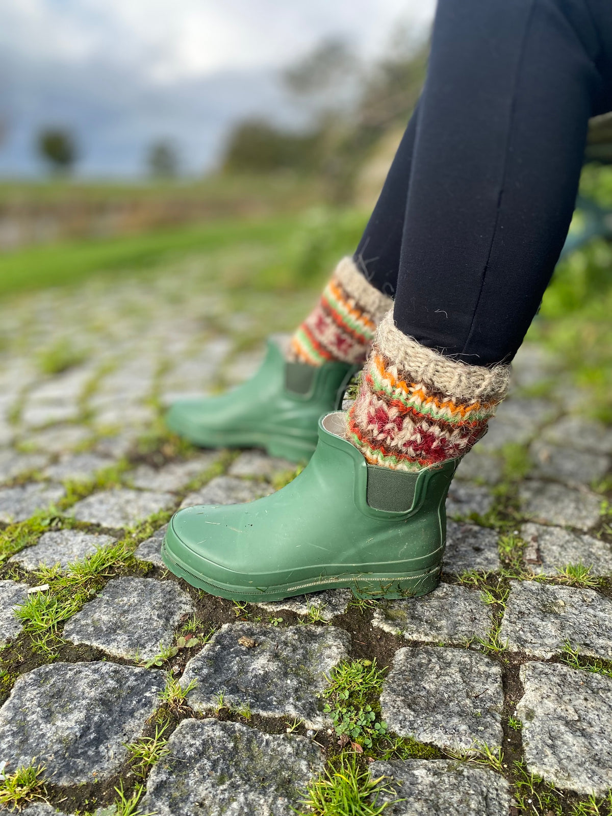 Handmade Wool Winter Socks – Sally-Sheep