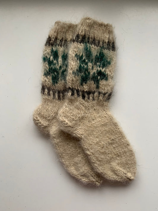 Woolen High Socks Handknitted