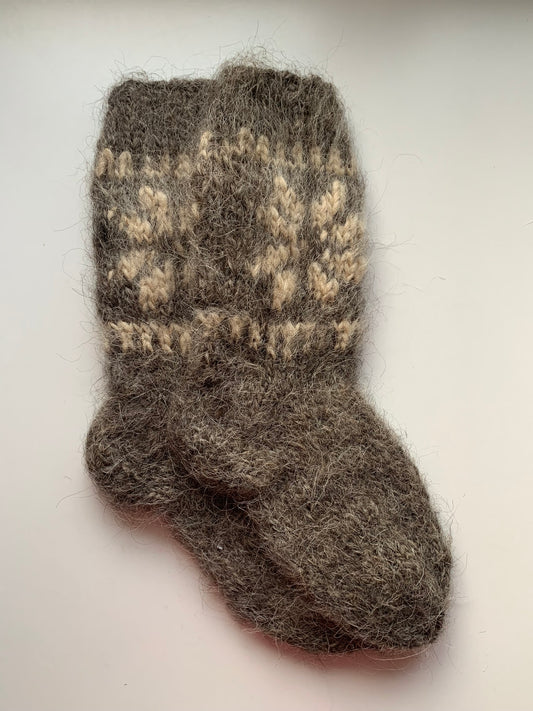Woolen Hiking Socks Handknitted