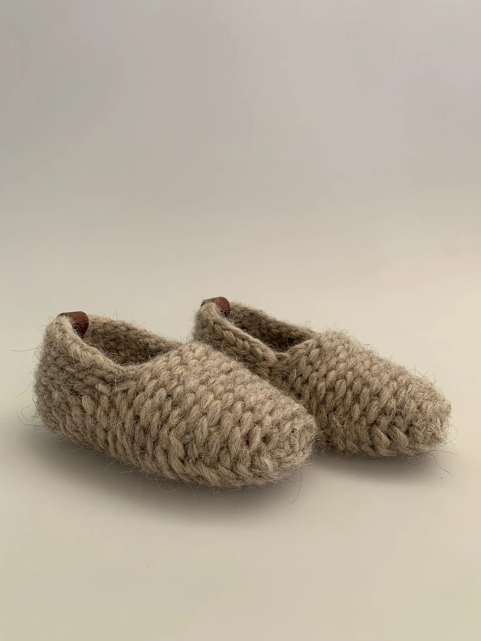 knitted slippers wool indoor SallySheep