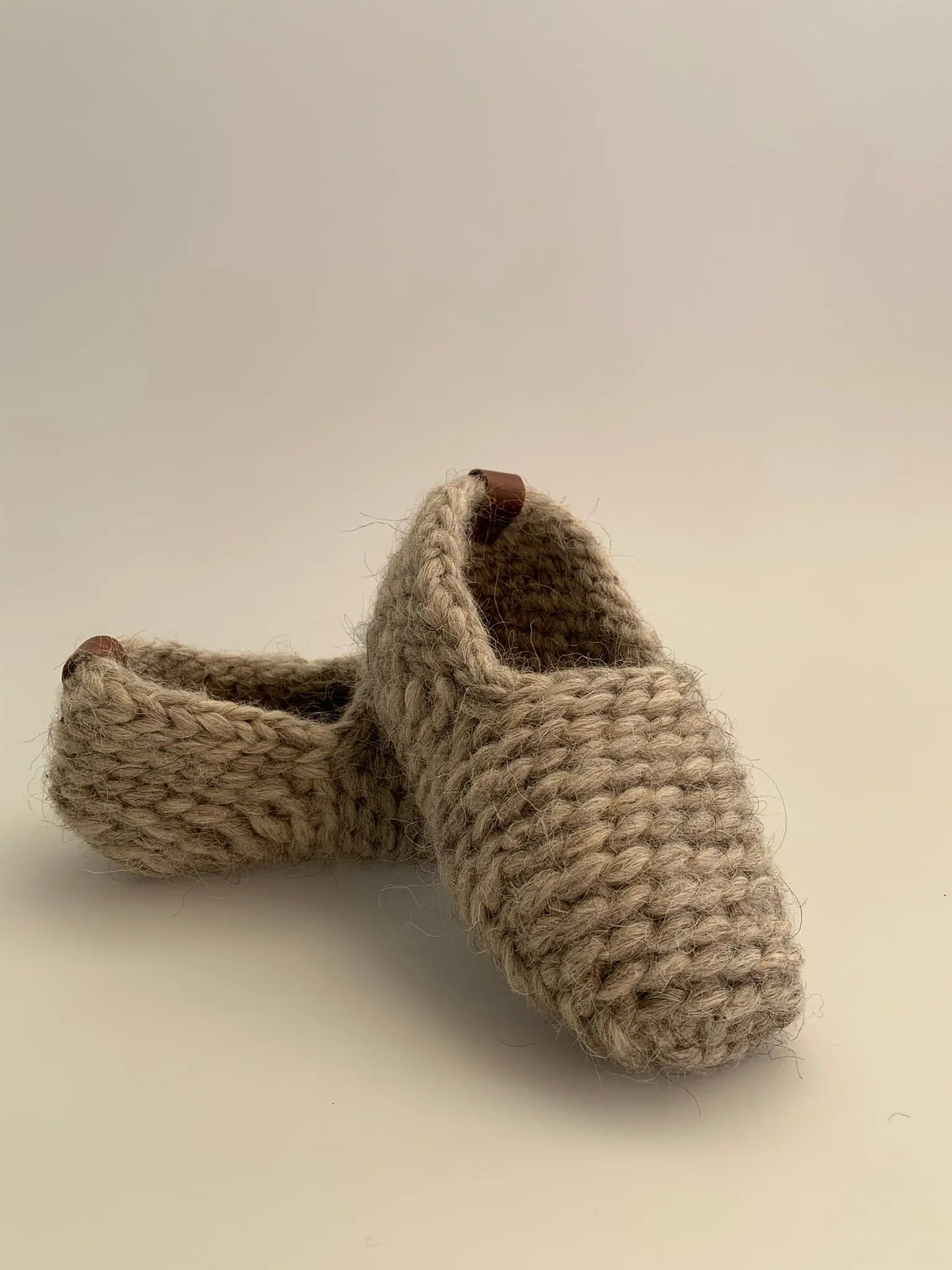 knitted slippers wool indoor SallySheep