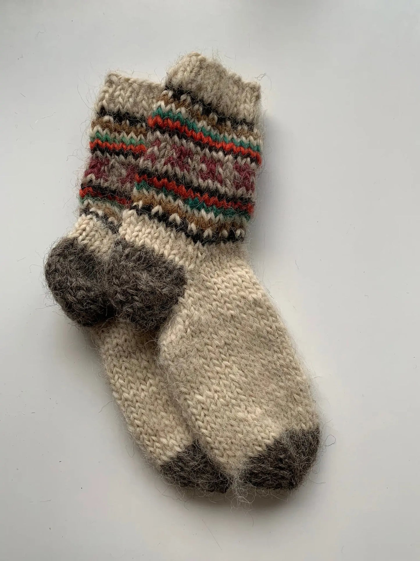 Socks Knitted Wool SallySheep