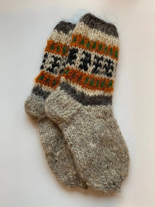 Socks Knitted Wool SallySheep