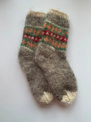 Socks Knitted Wool SallySheep