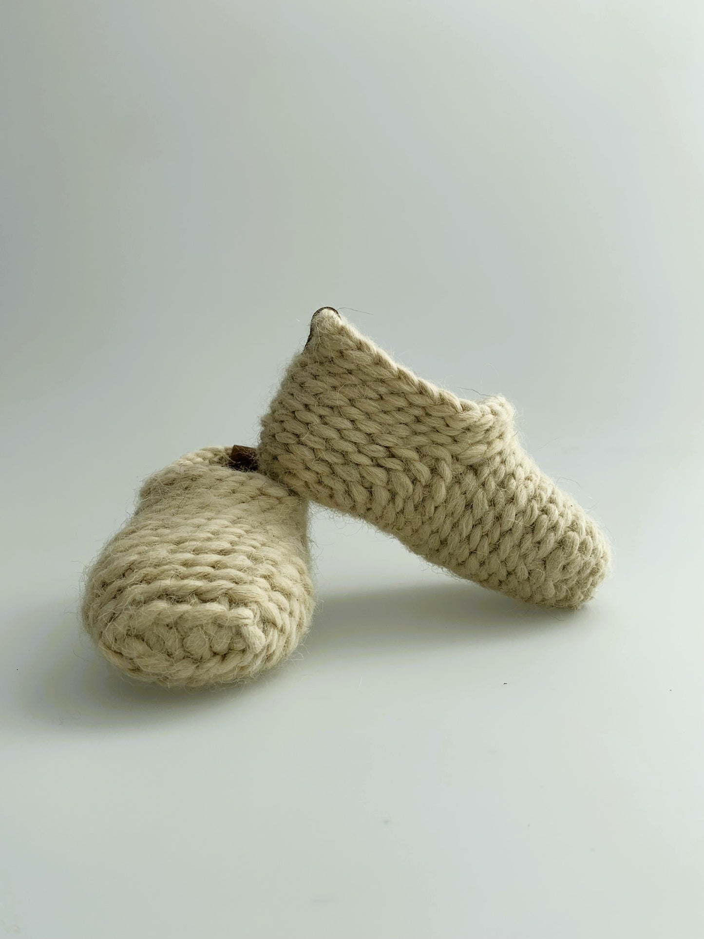 Bløde uldne hjemmesko