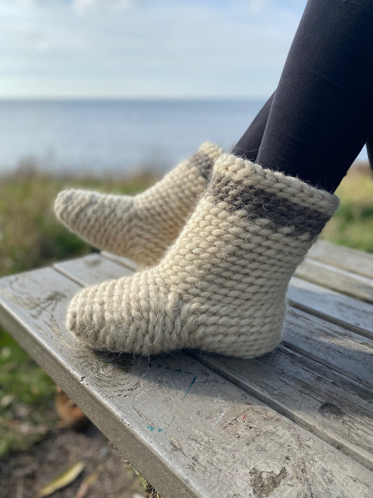 Slippers Home Boots  Wool Organic High