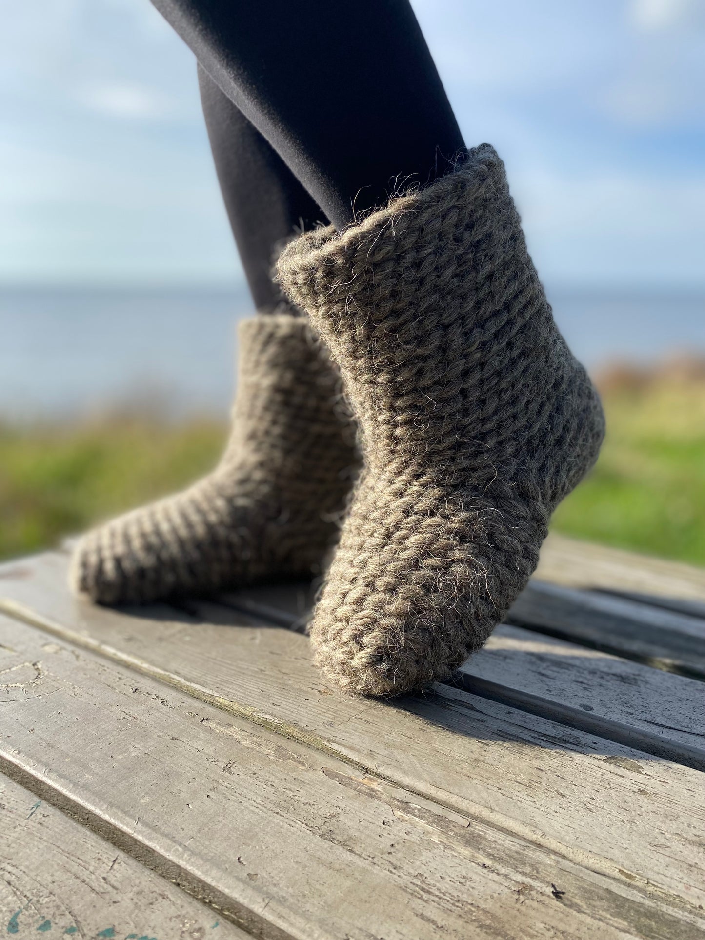Slippers Home Boots Wool Organic High