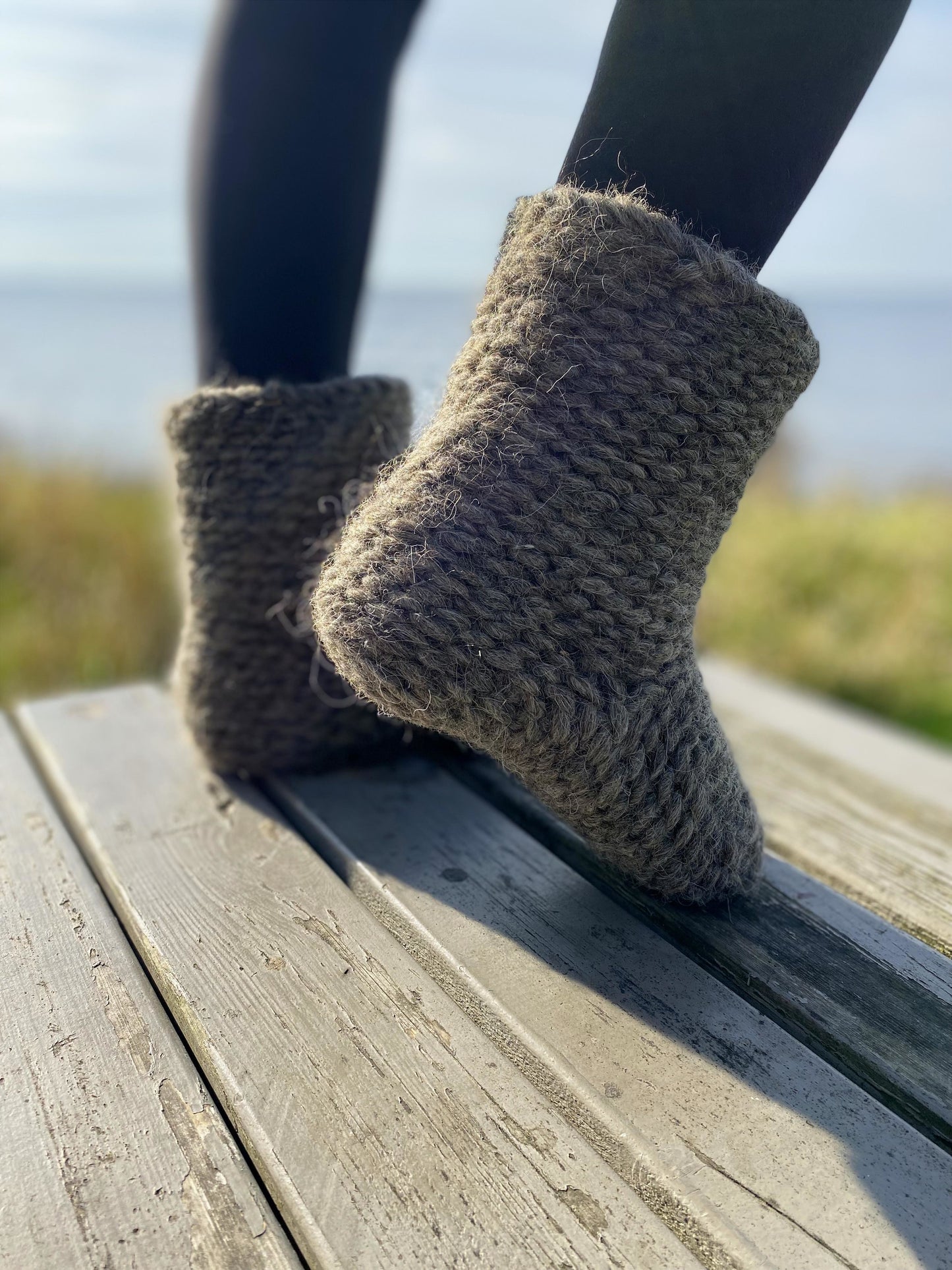 Slippers Home Boots Wool Organic High