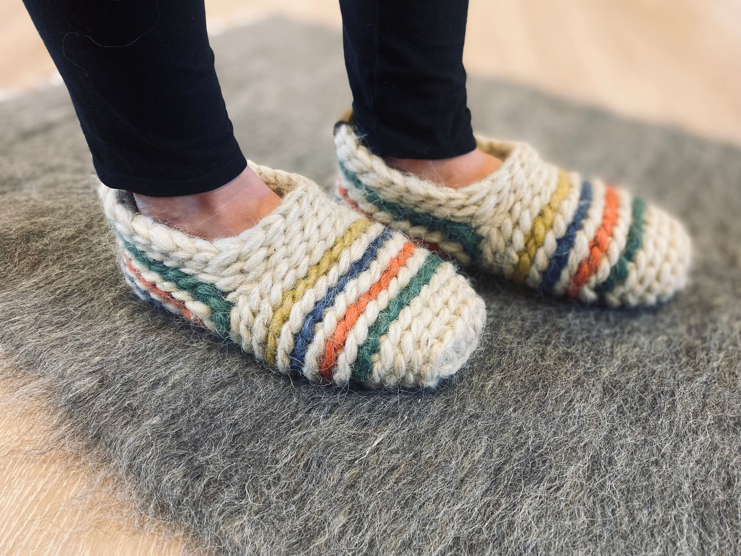 Slippers Indoor Wool 