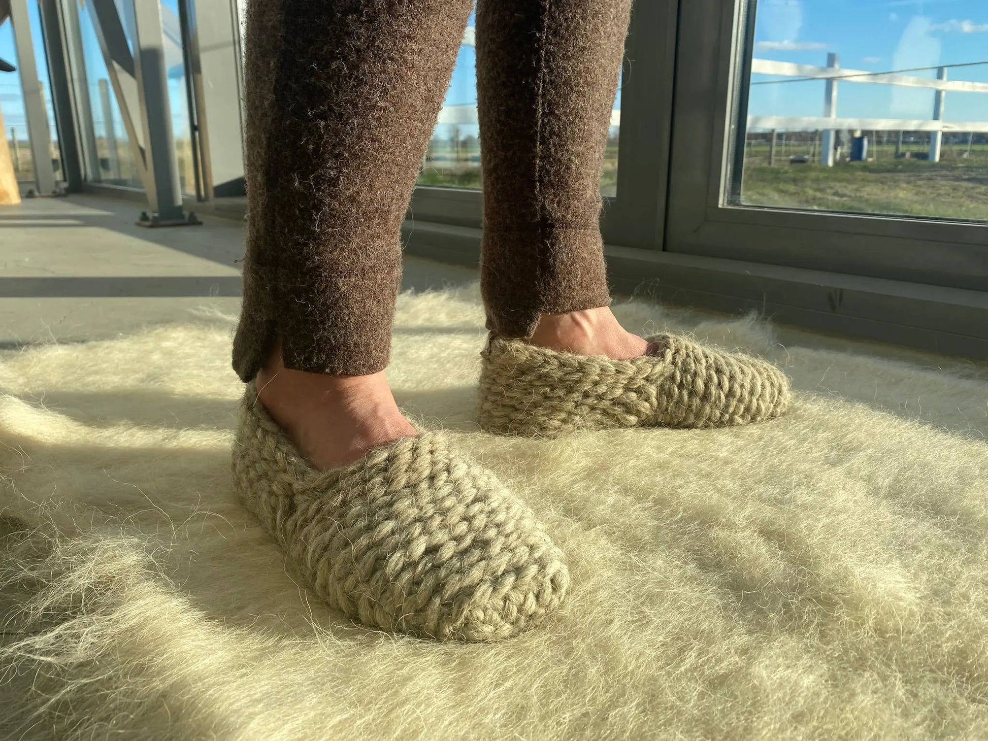 Slippers Indoor  Wool Organic SallySheep