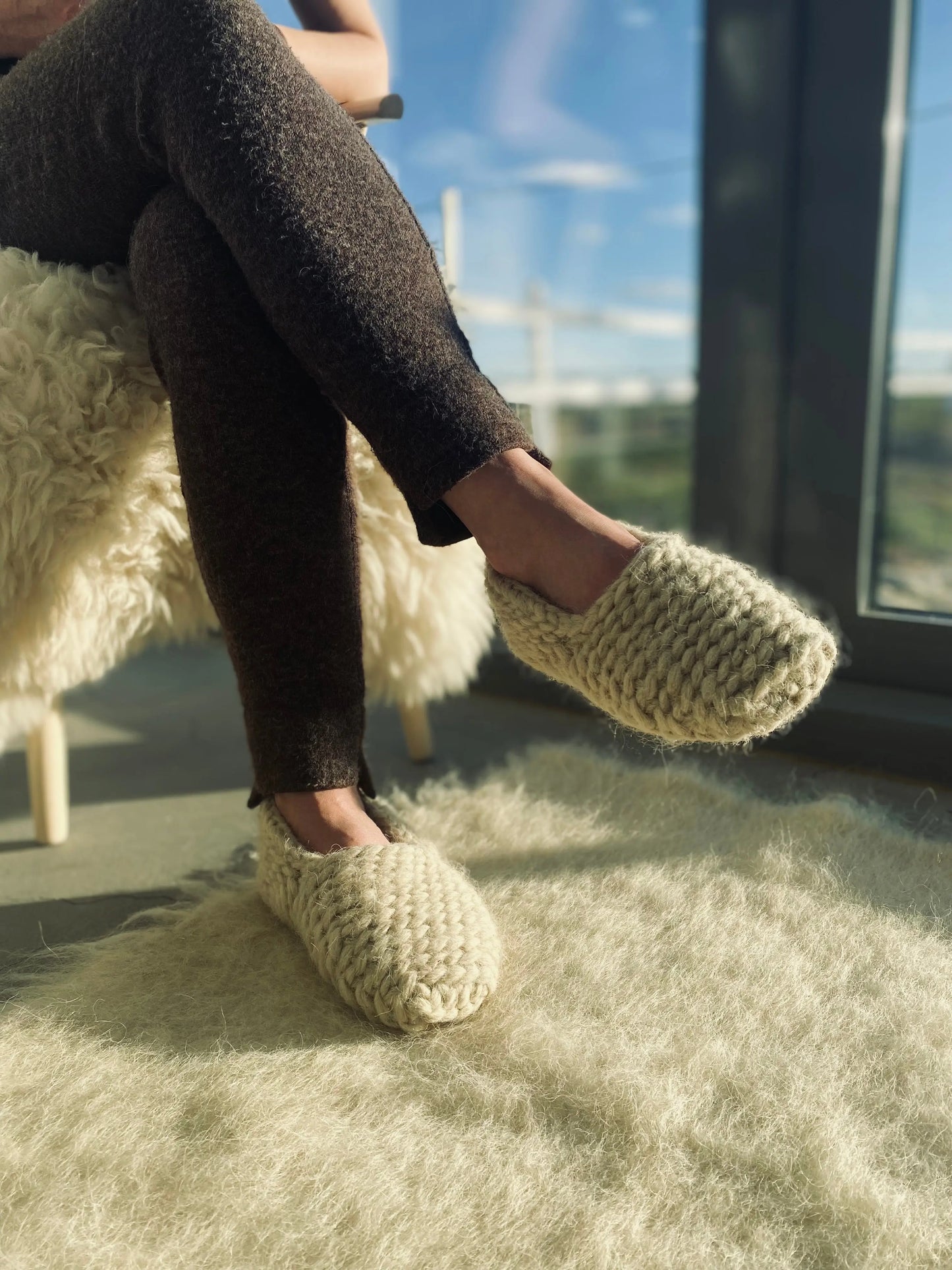 Slippers Indoor Wool Organic SallySheep