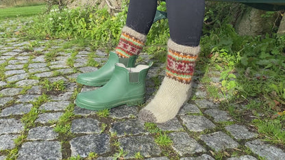 Handmade Wool Winter Socks – Sally-Sheep