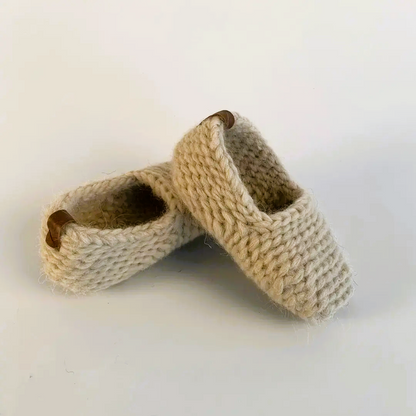 Bløde uldne hjemmesko